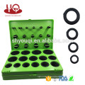 Waterproof o-ring AS568 / metric NBR o ring kit Rubber oring box excavator seals ring set